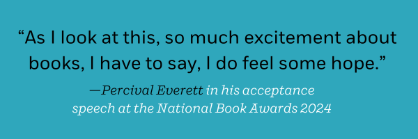 Percival Everett National Book Award 2024